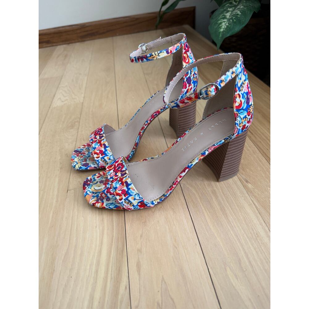 Kelly & Katie floral-print heels